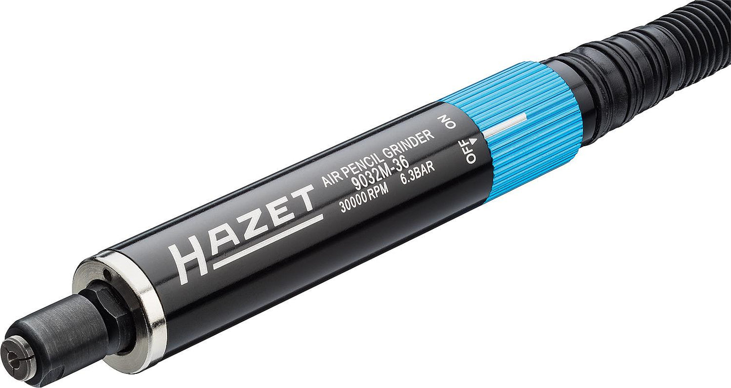 Mini die grinder HAZET L: 150mm, B: Ø 22.2mm Hose length: 1500mm incl. NW 7.2