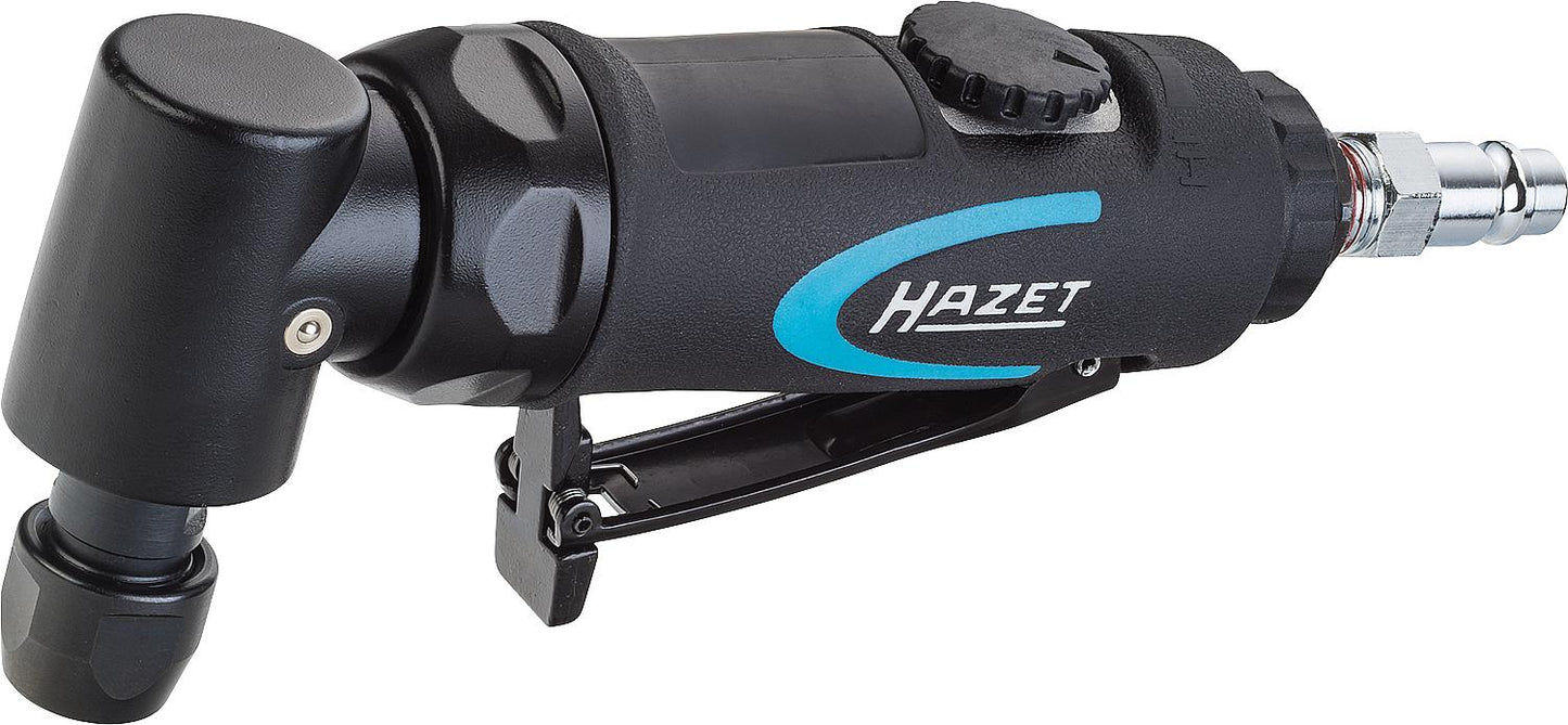 HAZET angled pneumatic die grinder, L: 154.5mm, W: 70.5mm, including DN 7.2