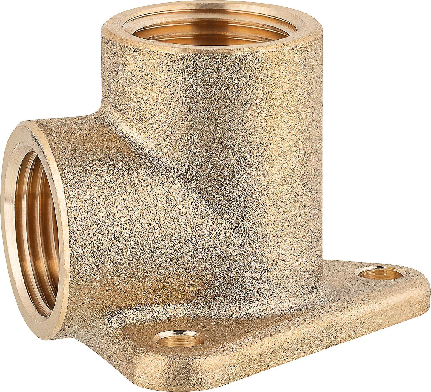 Brass wall bracket on both sides IT 1/2"