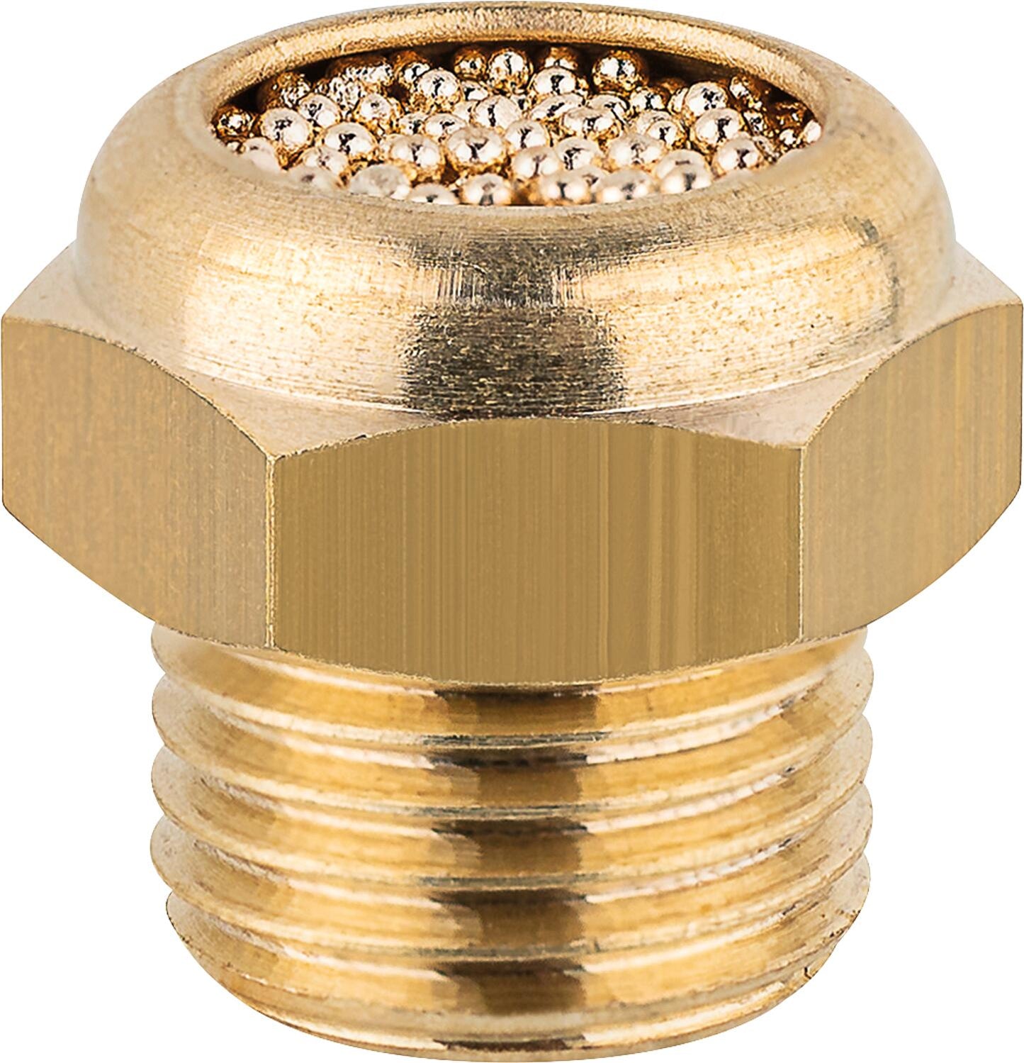 Silencieux en bronze fritté