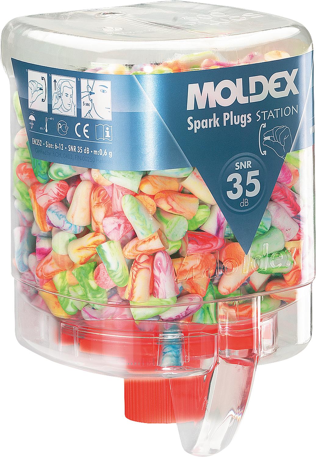 Spark Plugs earplug dispenser - 250 pairs