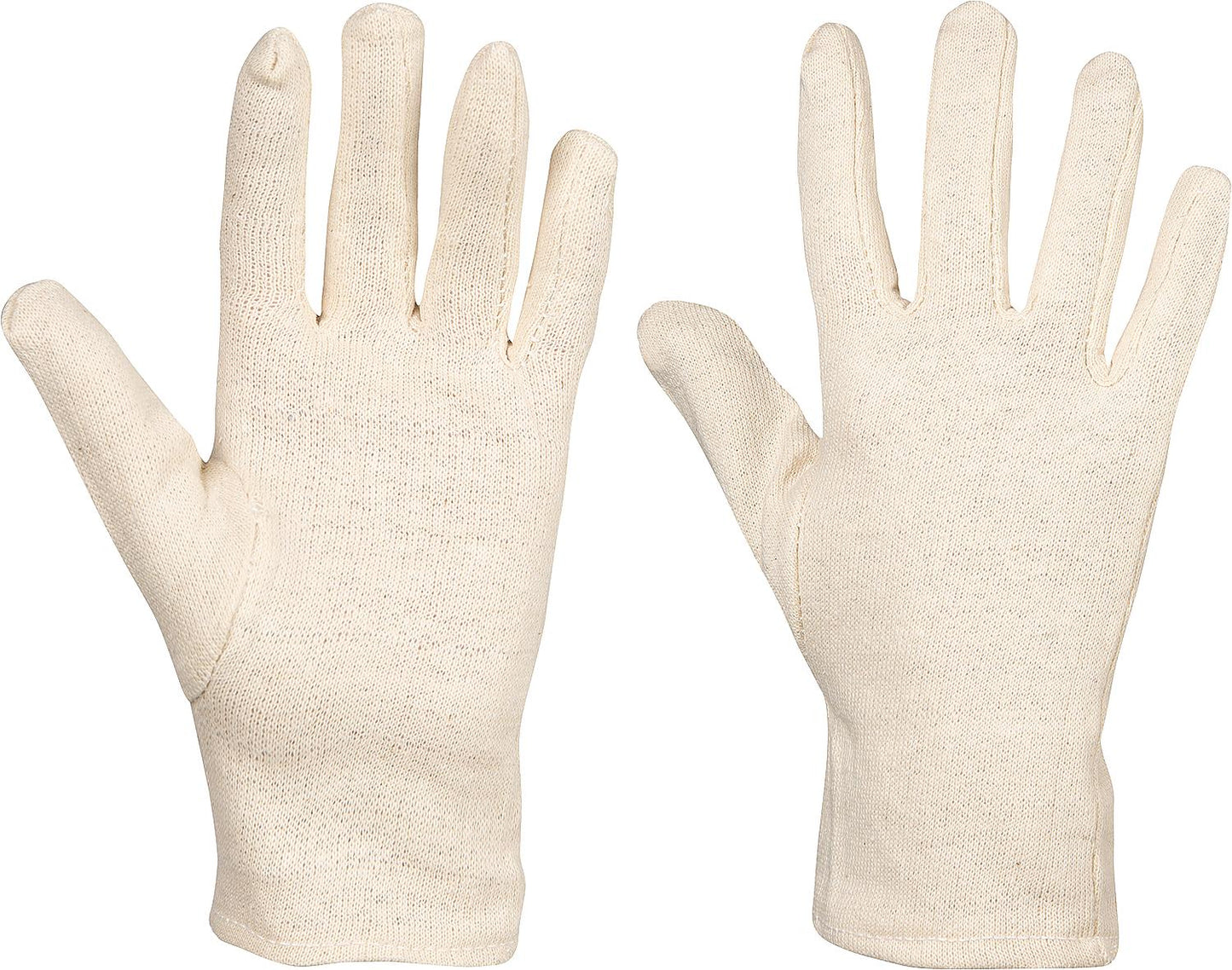 Cotton work gloves, size S