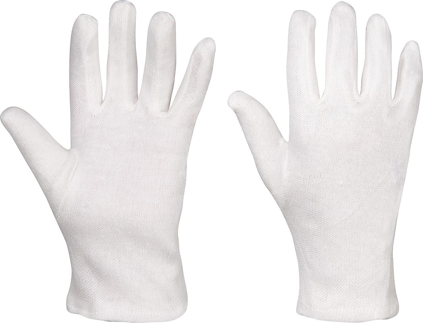 Gants en jersey, 100 % coton, taille L, paire
