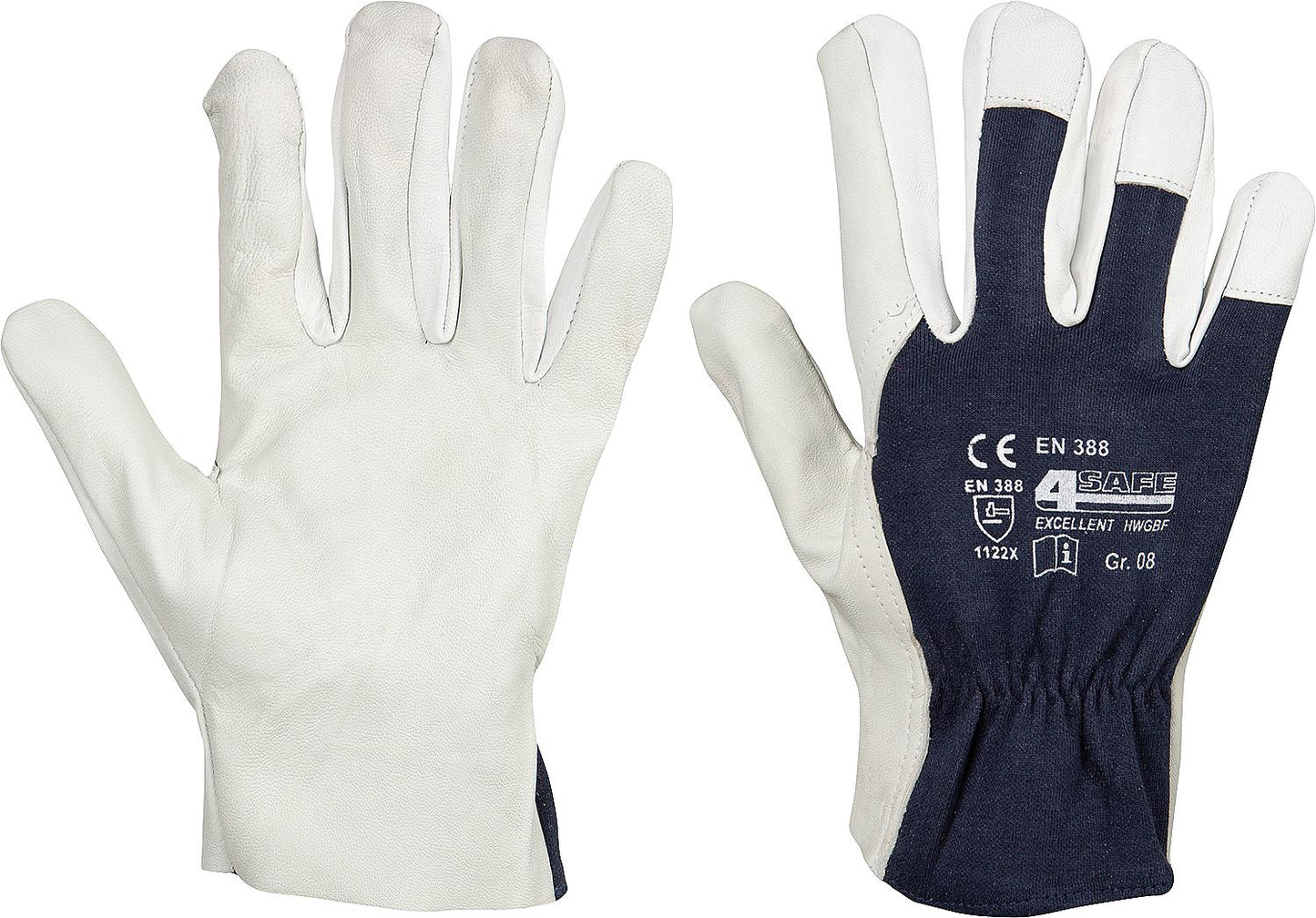 Nappa leather work gloves, size XXL