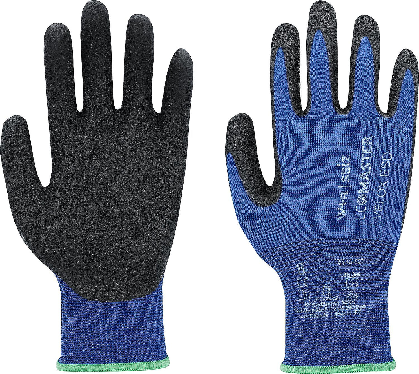 Velox Endurance ESD work gloves, size XS, pair