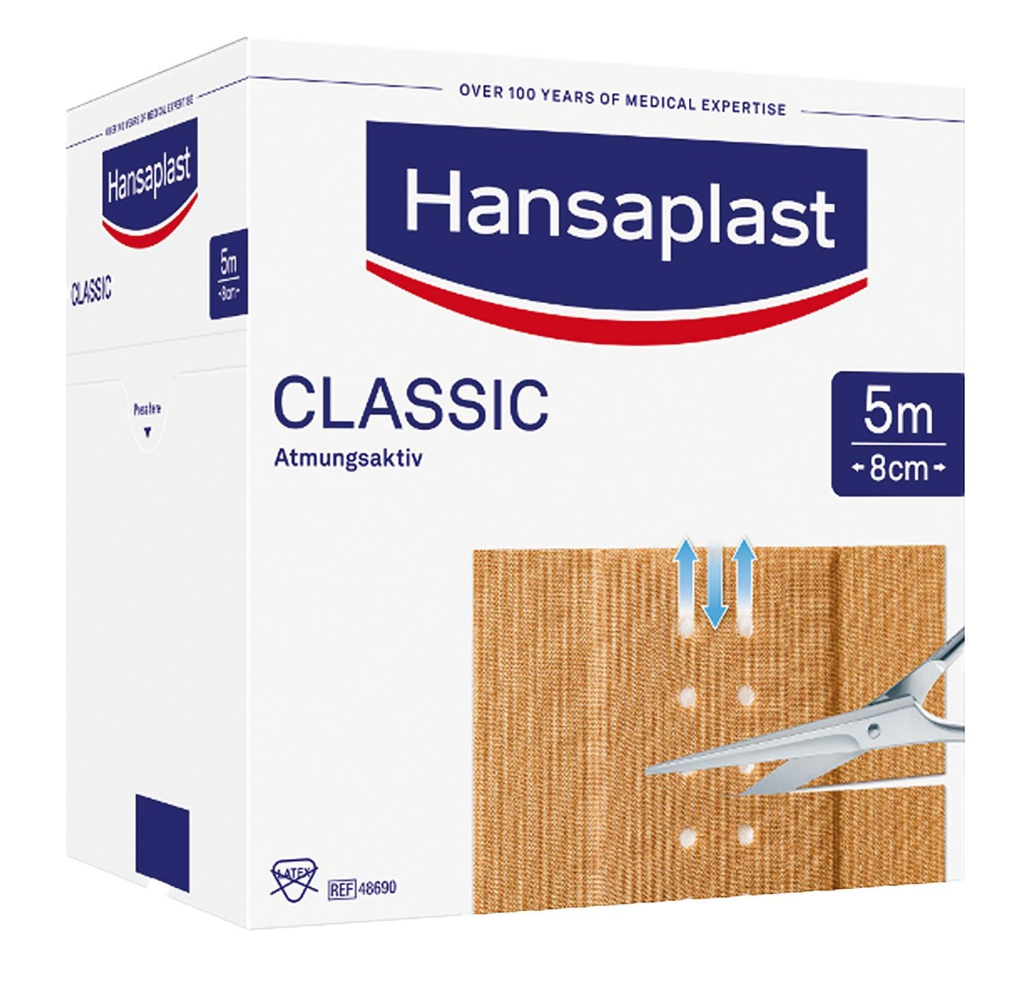 Wound plaster Hansaplast CLASSIC 5 mx 4 cm