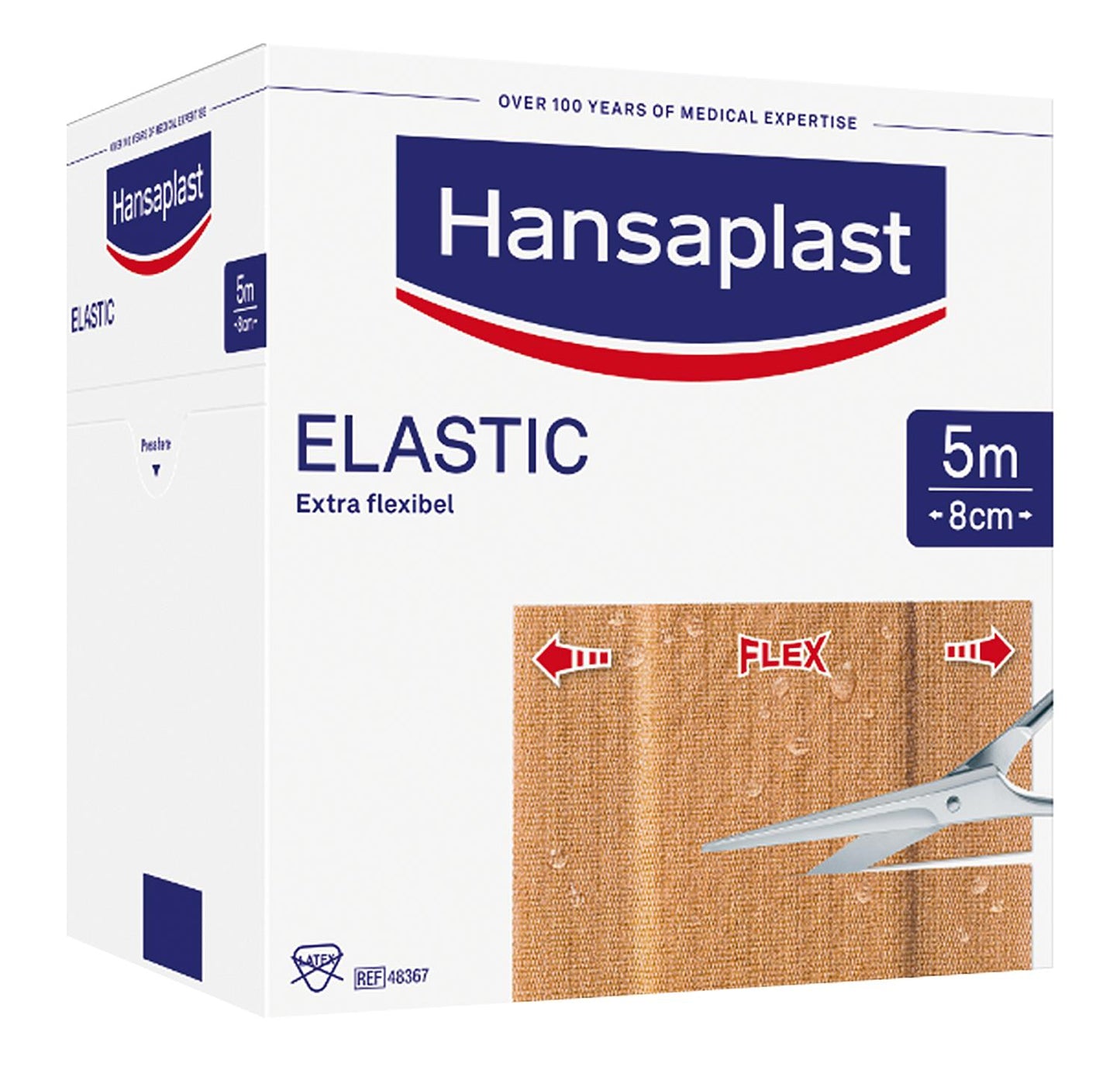 Wundpflaster Hansaplast ELASTIC 5 m x 4 cm