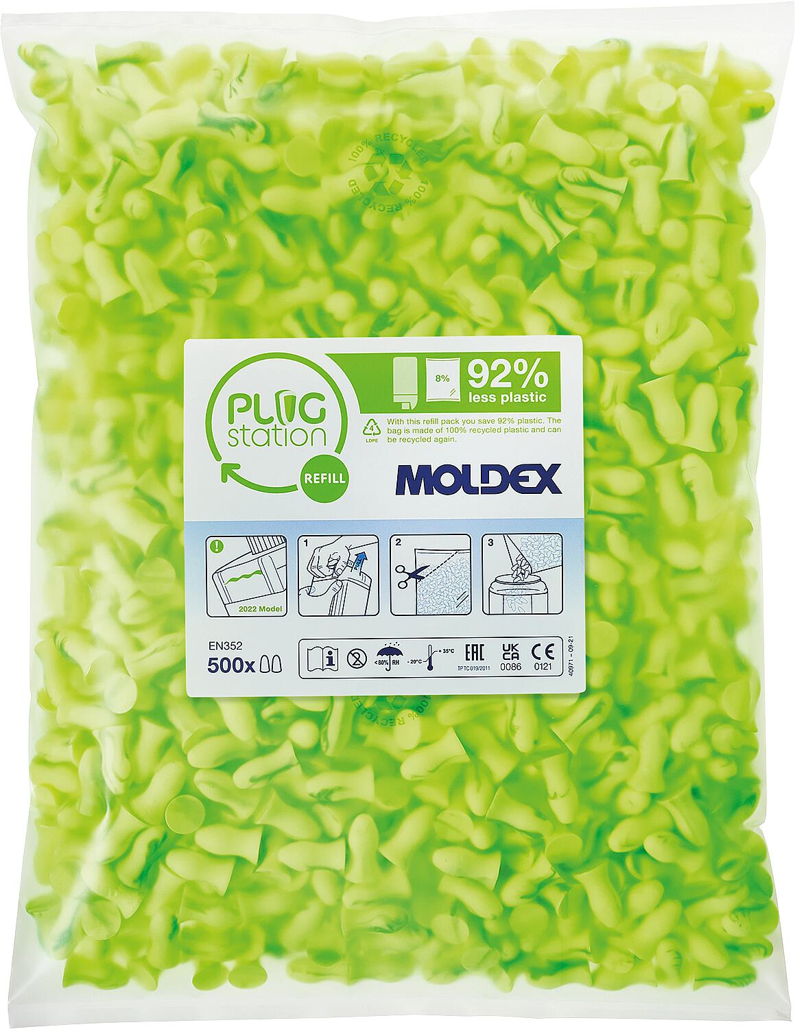 Disposable earplugs Contours® Refill Pack 746001 (500 pairs)