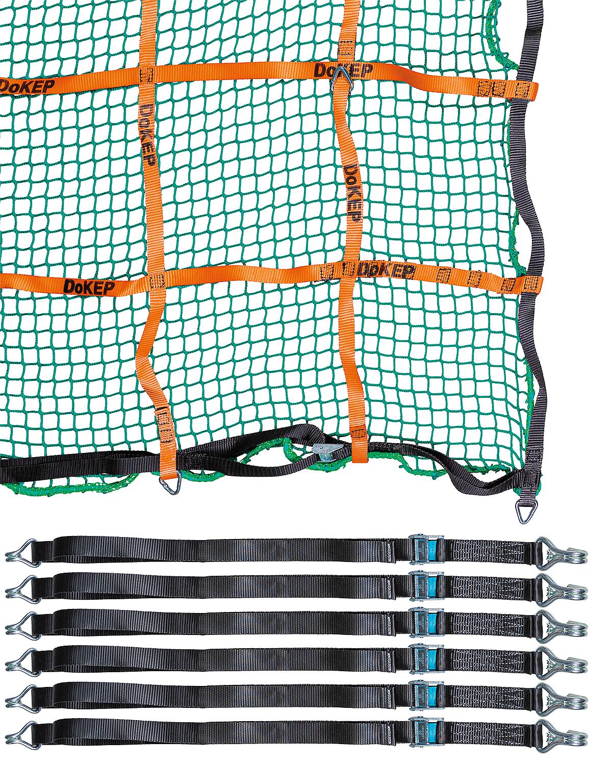 Webbing rope net ZK500/2, 1625x2950 mm