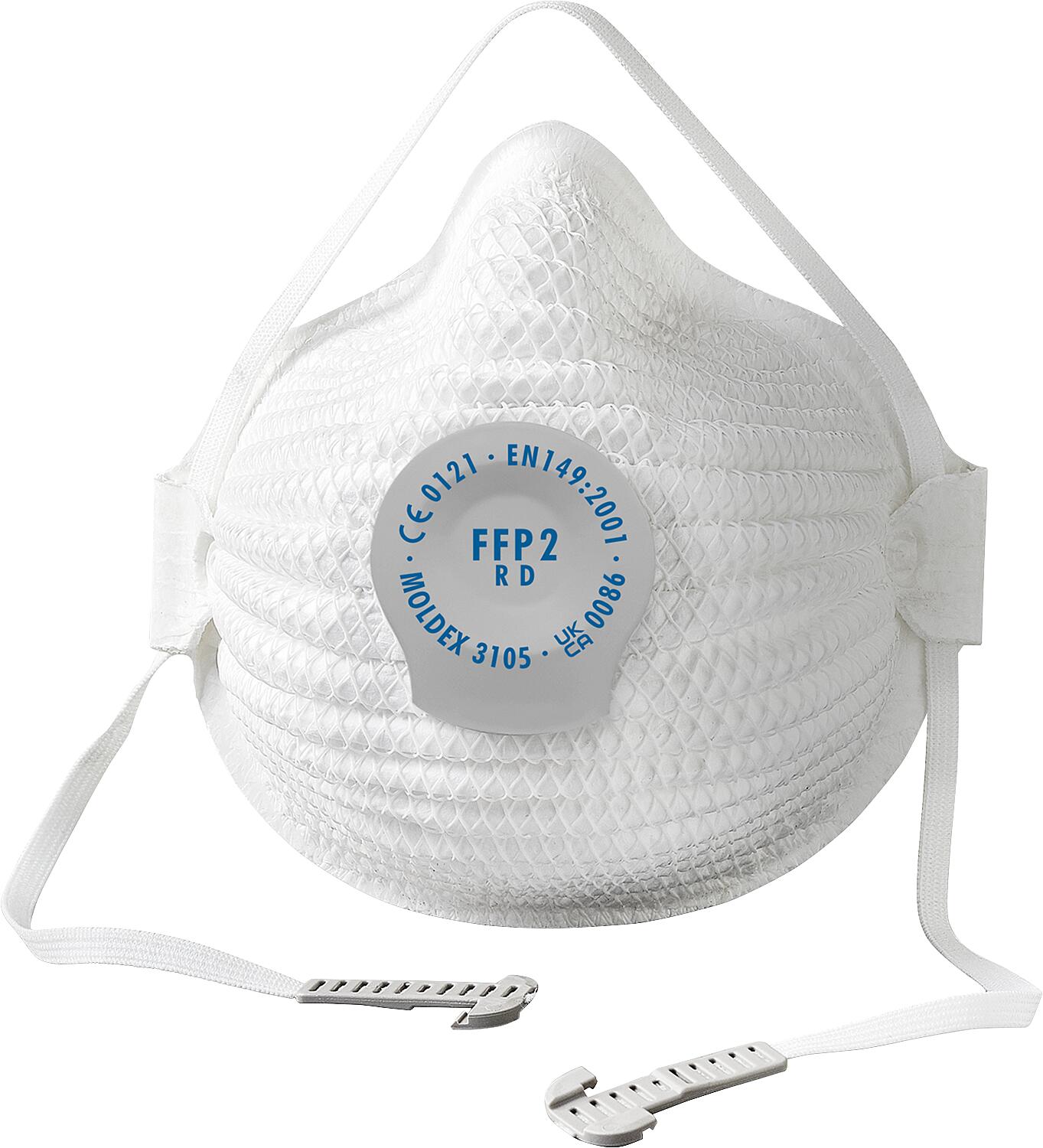 FFP2 RD Air respirator mask with climate valve, pack of 10