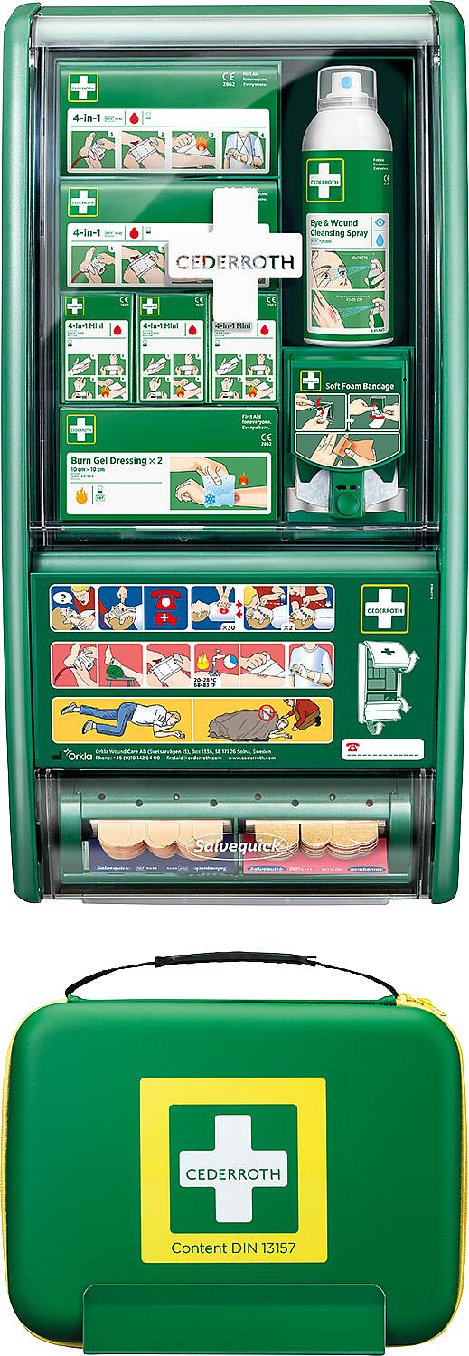 First aid station with first aid bag 51011032