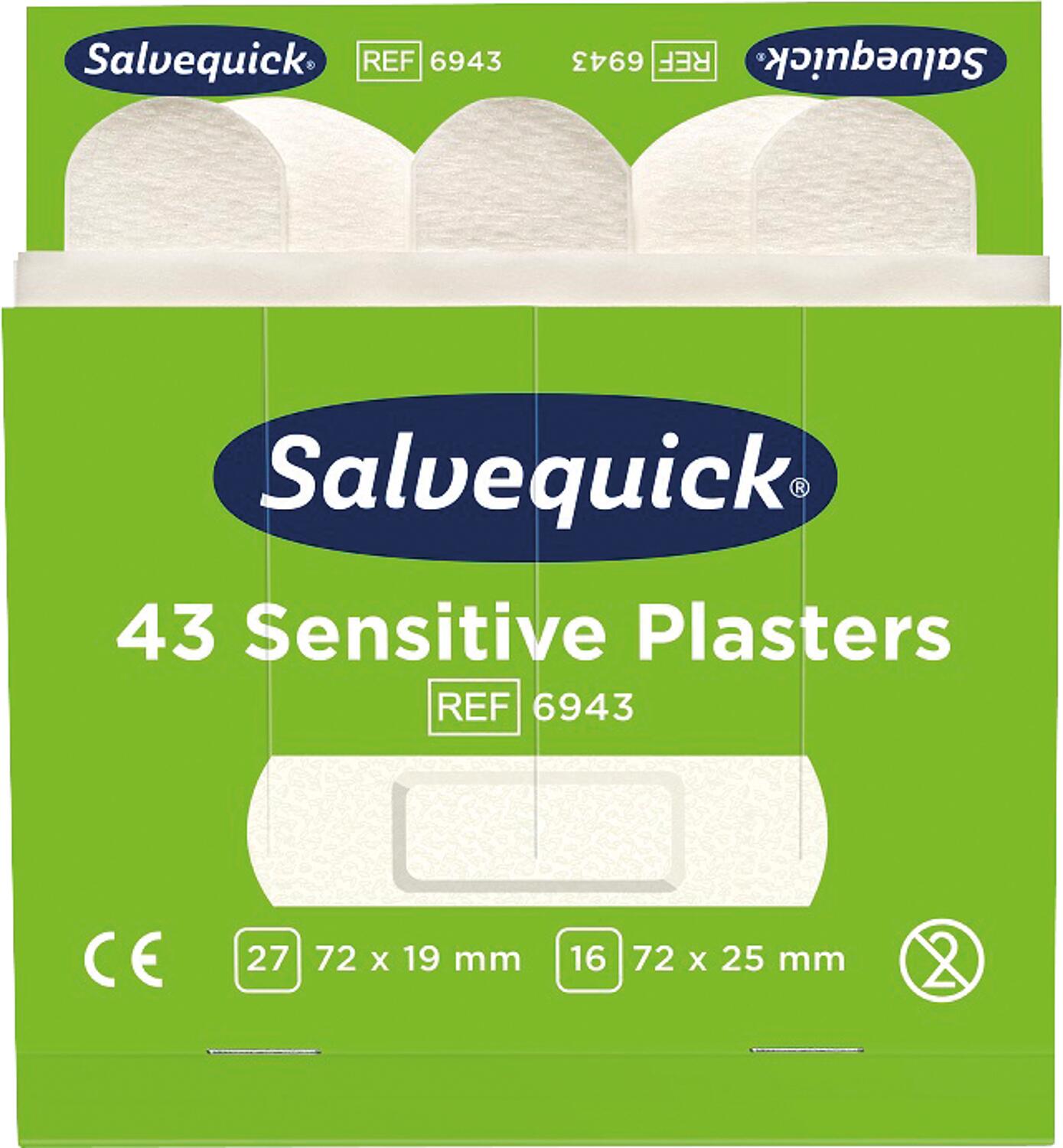 Cederroth Sensitive Plaster Strips, Pack of 6