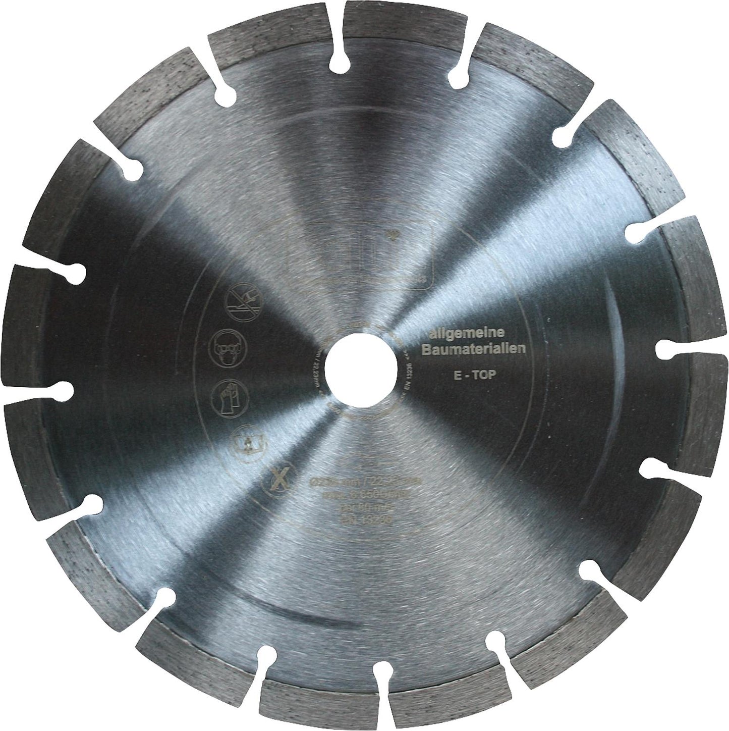 Diamond cutting disc universal E-TOP Drm. 230 x 22.23mm
