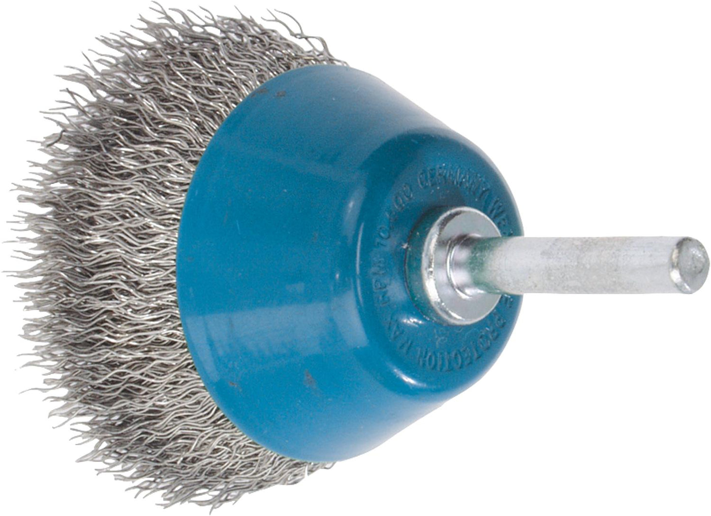Surface brush, stainless steel wire 0.30 mm, 40 mm, plastic pot