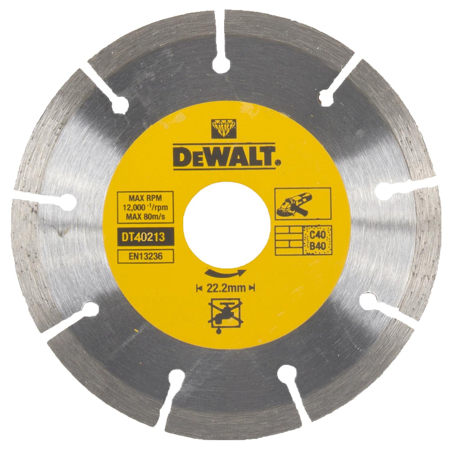 Diamond cutting disc DeWALT DT40213-QZ, Ø350x25.4mm