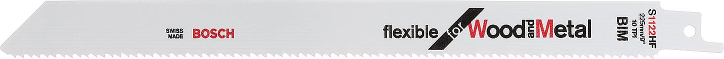 Lames de scie alternative à queue universelle S1122HF pour bois et métal