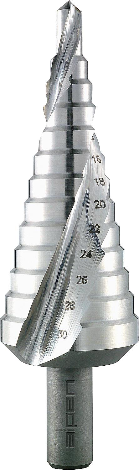 HSS step drill bit ALPEN Ø 4-12mm, size 1