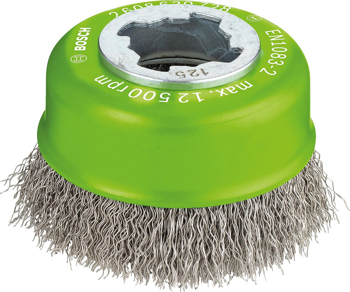 BOSCH® pot brush with X-Lock mount Ø 75 mm 0.5 mm stainless steel wire