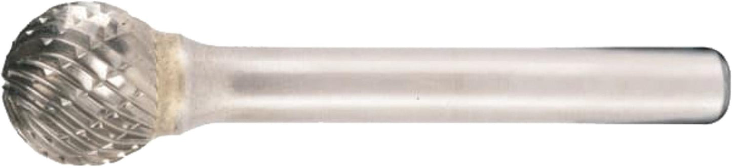 KLINGSPOR carbide end mill, spherical, cross-cut teeth, Ø 9.6 mm, L: 54 mm