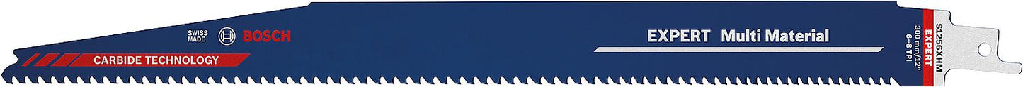 Lames de scie alternative à queue universelle S1256XHM pour bois et métal, TECHNOLOGIE CARBURE