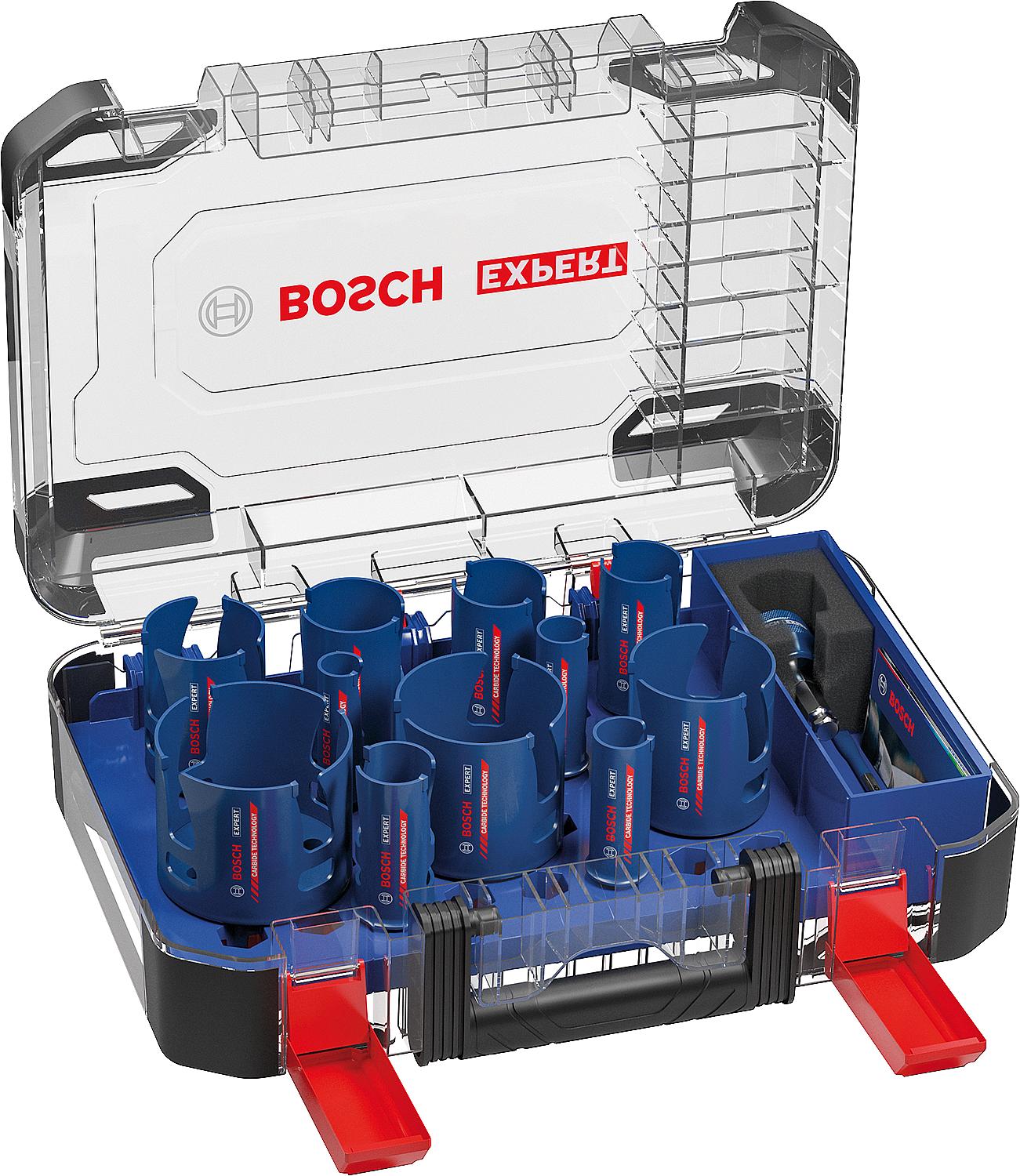 Jeu de 15 scies cloches BOSCH Expert, Ø 20/22/25/32/35/40/44/51/60/68/76 mm