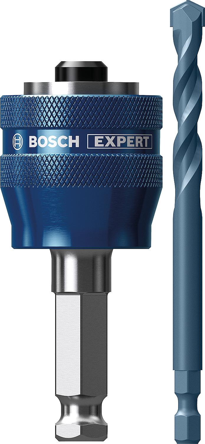 Adaptateur EXPERT PowerChange Plus avec entraînement hexagonal et foret de centrage