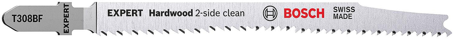 Stichsägeblätter BOSCH® EXPERT T308BF Länge 117 mm, für Kunststoffbeschichtete Platten VPE 3 Stück