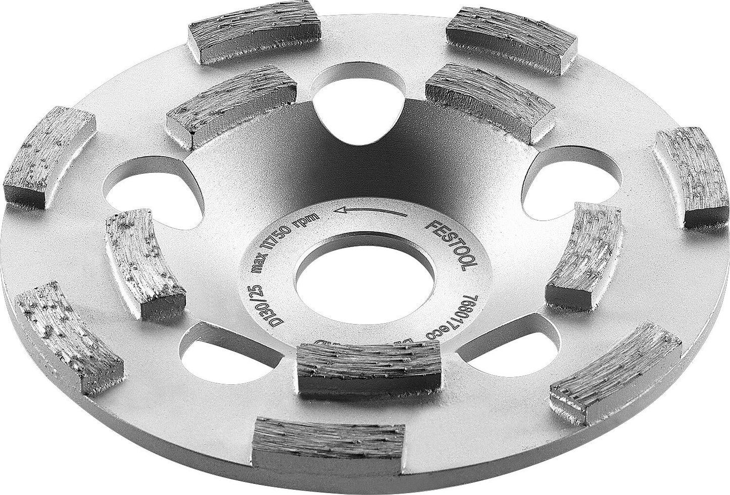 Diamantschleifteller DIA HARD, ø 130 mm, für harten Altbeton, Epoxidharze, Beschichtungen und Farben auf Beton