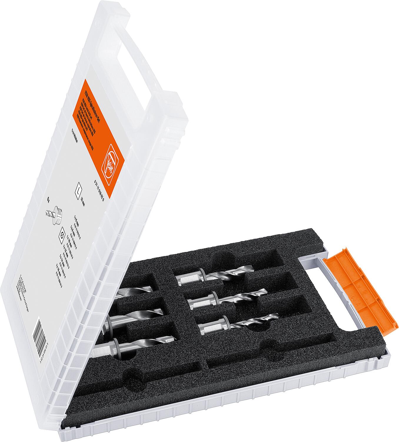 Fein HSS Weldon 6-piece spiral drill bit set