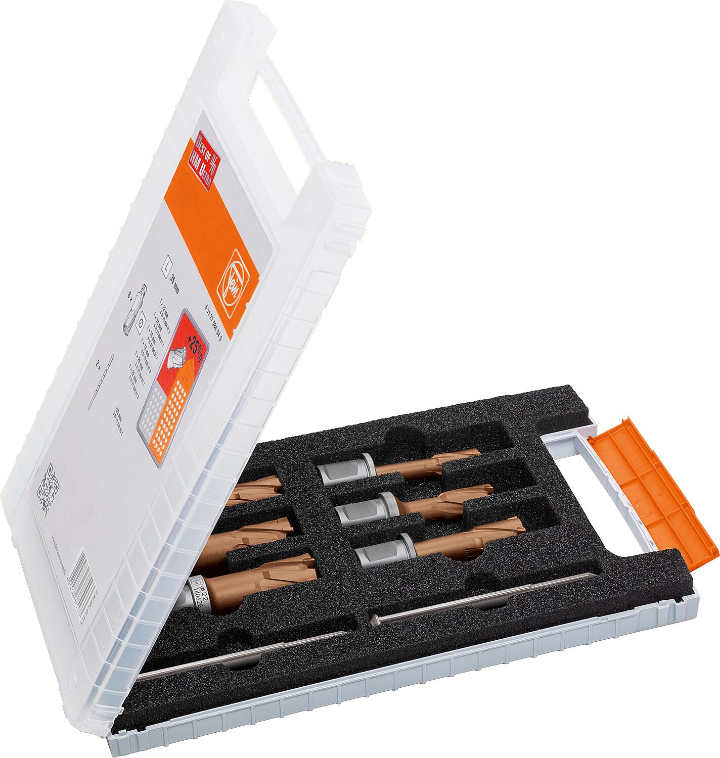 Kernbohrer-Set FEIN HM Ultra Speed Weldon, 8-teilig