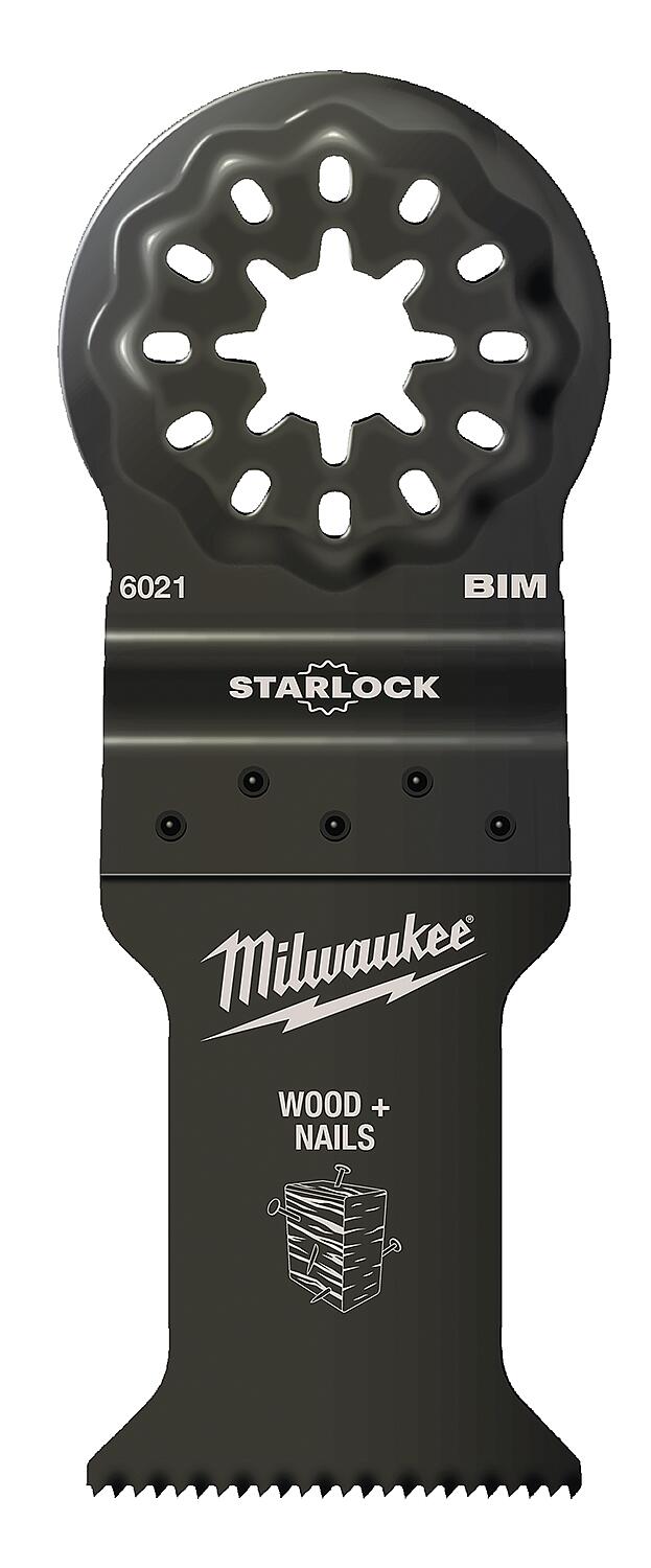 Tauchsägeblatt Milwaukee Bi-Metall, Starlock, 65 x 42 mm