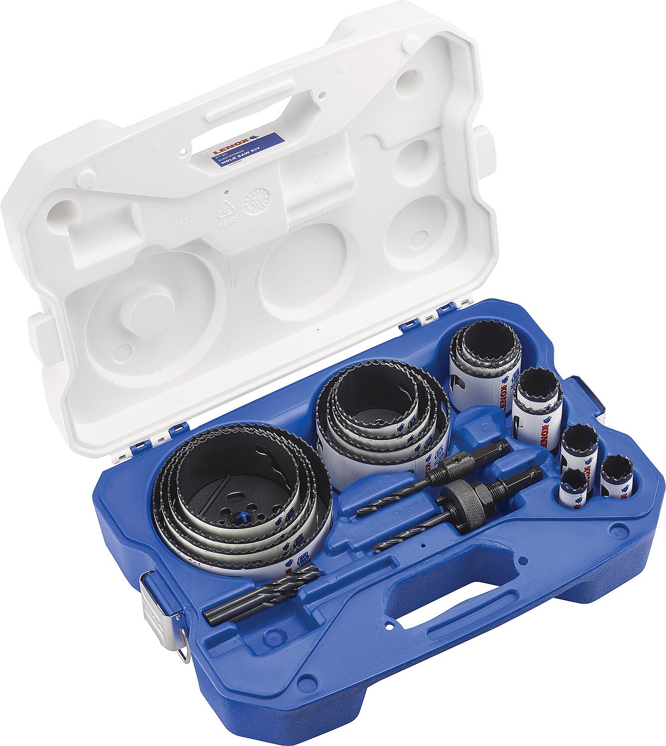 Lochsägen-Set Lenox 21-teilig, Ø 19/22/25/29/35/38/44/51/57/68/76/83/92/95/105/121