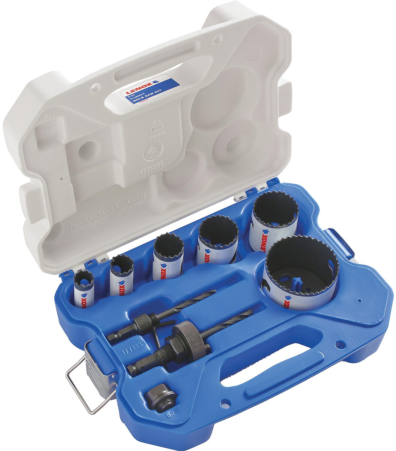 Lenox 6-piece hole saw set, Ø 19/22/29/38/44/68