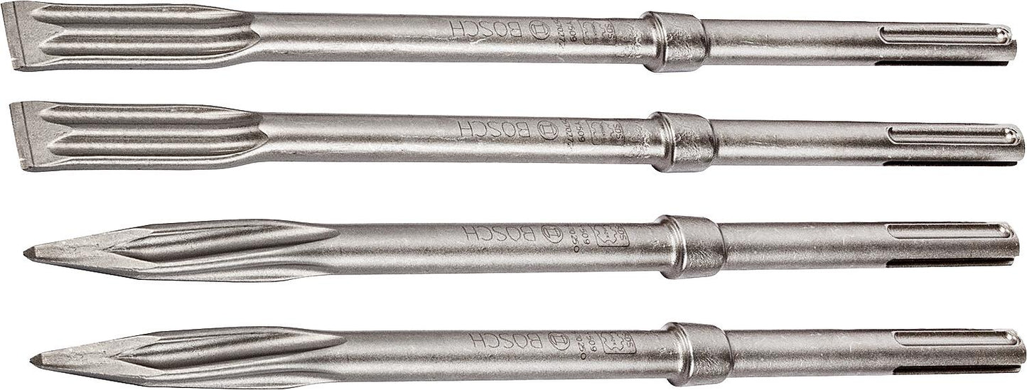 Meissel-Set BOSCH PRO 4-Teilig mit SDS-Max Aufnahme