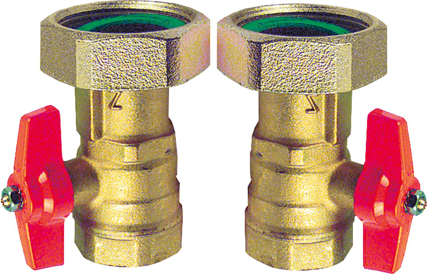 PAW ball valves DN 1" female thread, set of 2 !!! old version !!!