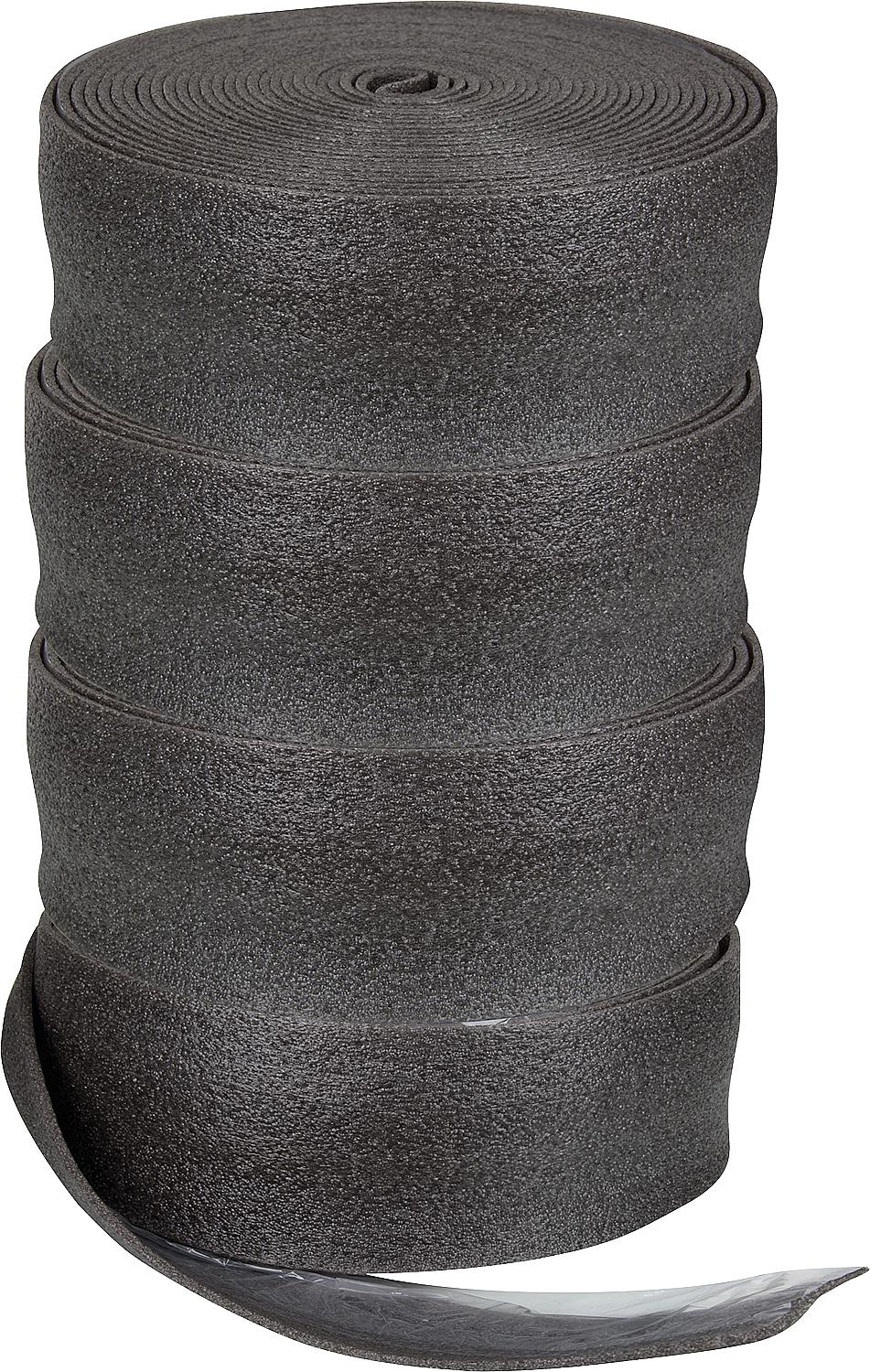 Randdämmstreifen mit Folienlasche, 180x8mm, VPE 100 4 Rollen á 25m