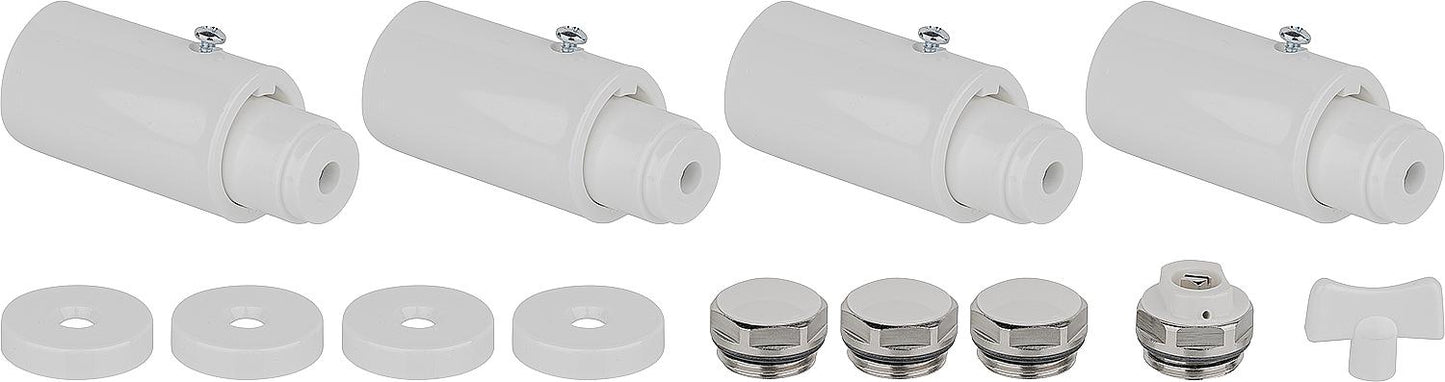 Mounting bracket for Manto type residential radiators, white