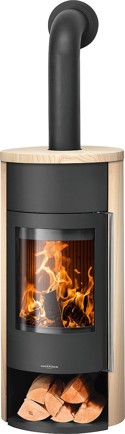 Poêle à bois Polar Neo Aqua avec double enveloppe d'eau, 10 kW