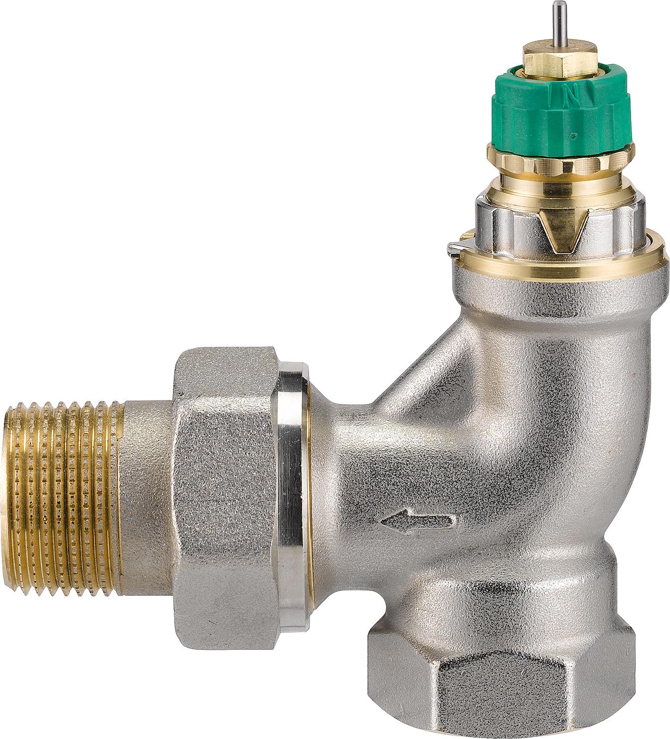Thermostatic valve body Danfoss Dynamic Valve RA-DV, DN10(3/8"), corner