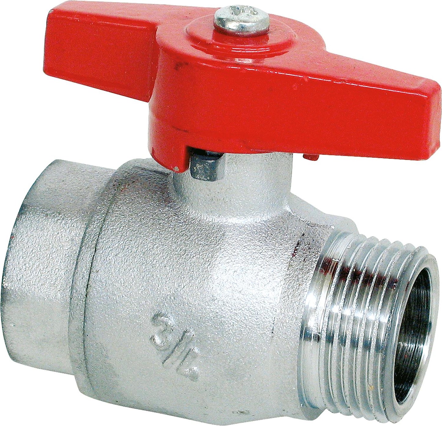 Kugelhahn, IG x AG, mit Flügelgriff