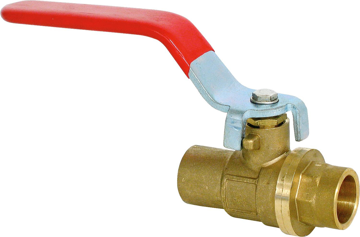 Ball valve PN25 for soldering (soft solder) 15mm female thread x male thread