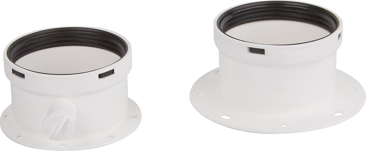 Abgas-Kesselanschlussset DN80, getrennte Zuluft-/Abgasführung