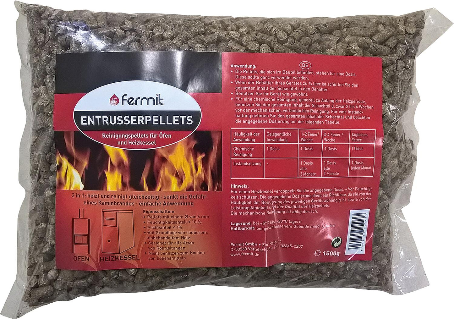 Granulés antirouille FERMIT, sac de 1,5 kg