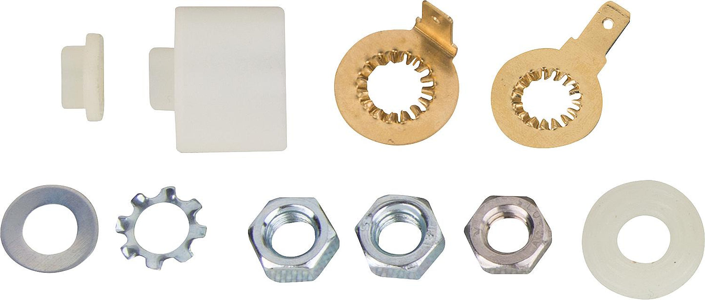 Mounting bag with accessories for enamelled flush-mounted storage tanks without screw-in sleeves