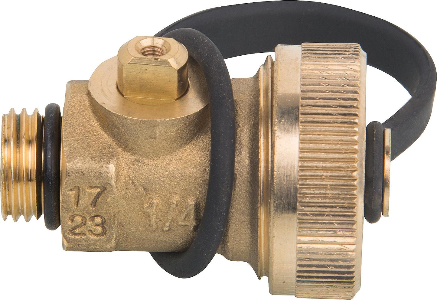 Filling and draining valve DN8 (1/4") x DN20 (3/4") hose connection for TA-Multi