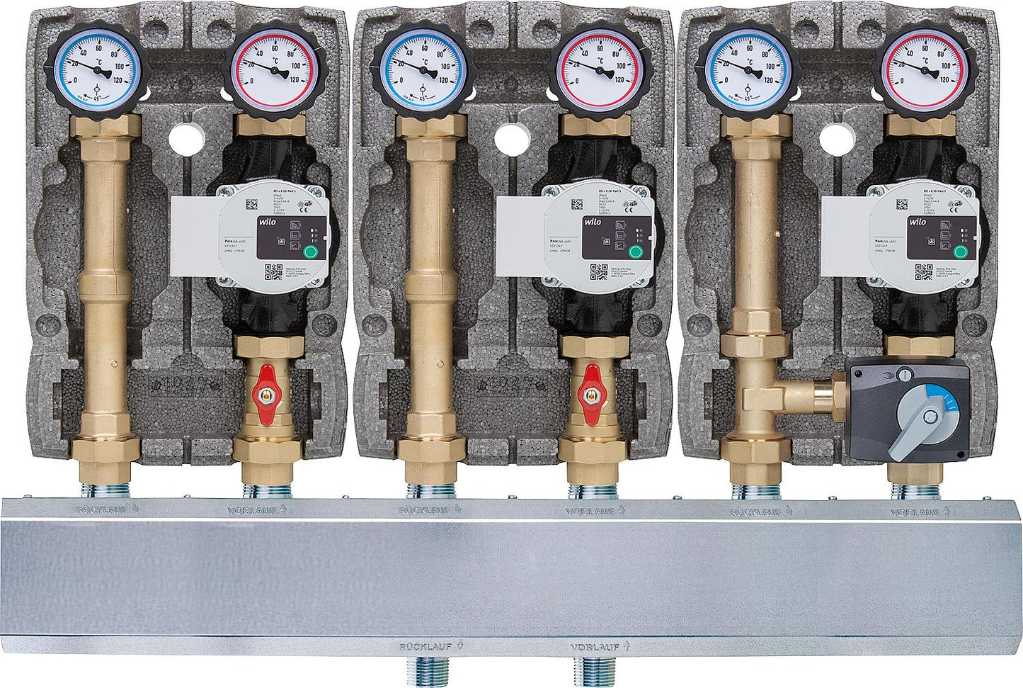 Module distribution group Easyflow 2xdirect circuit, 1xmixer circuit type DiDIMI25