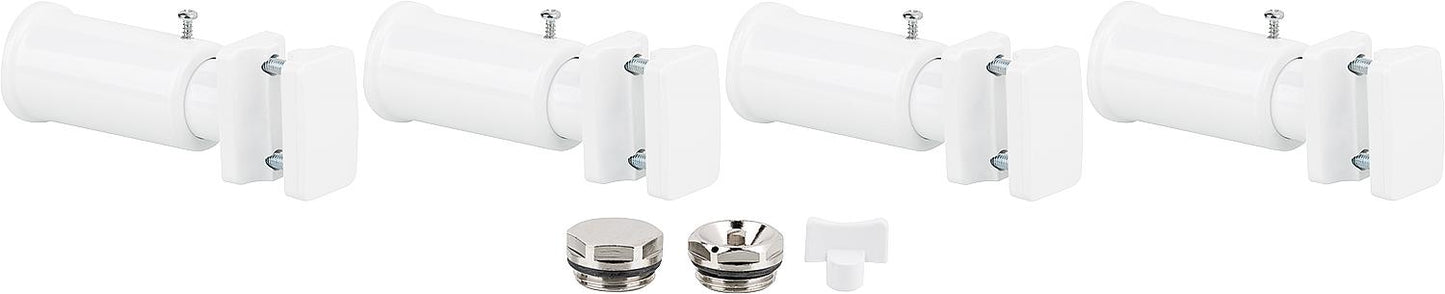 Kit de montage pour radiateurs sèche-serviettes blancs Pieve