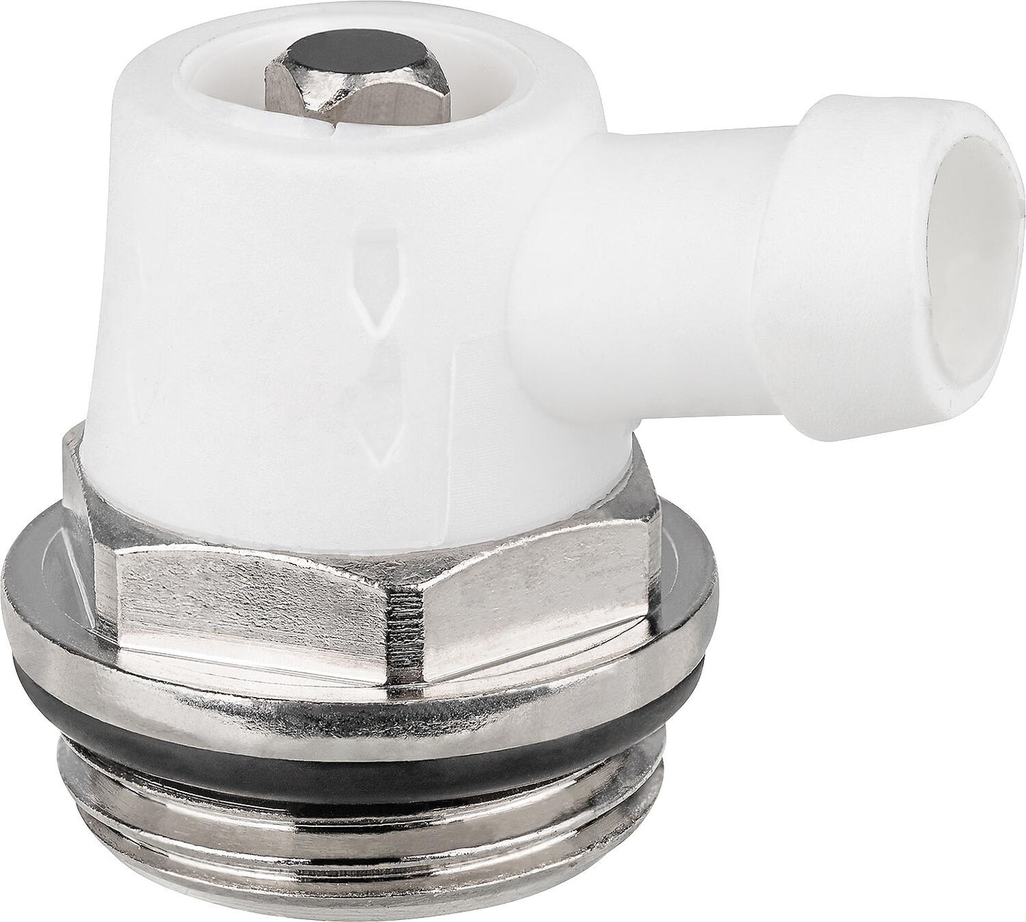 Rotatable drain plug 1/2" with O-ring and large opening