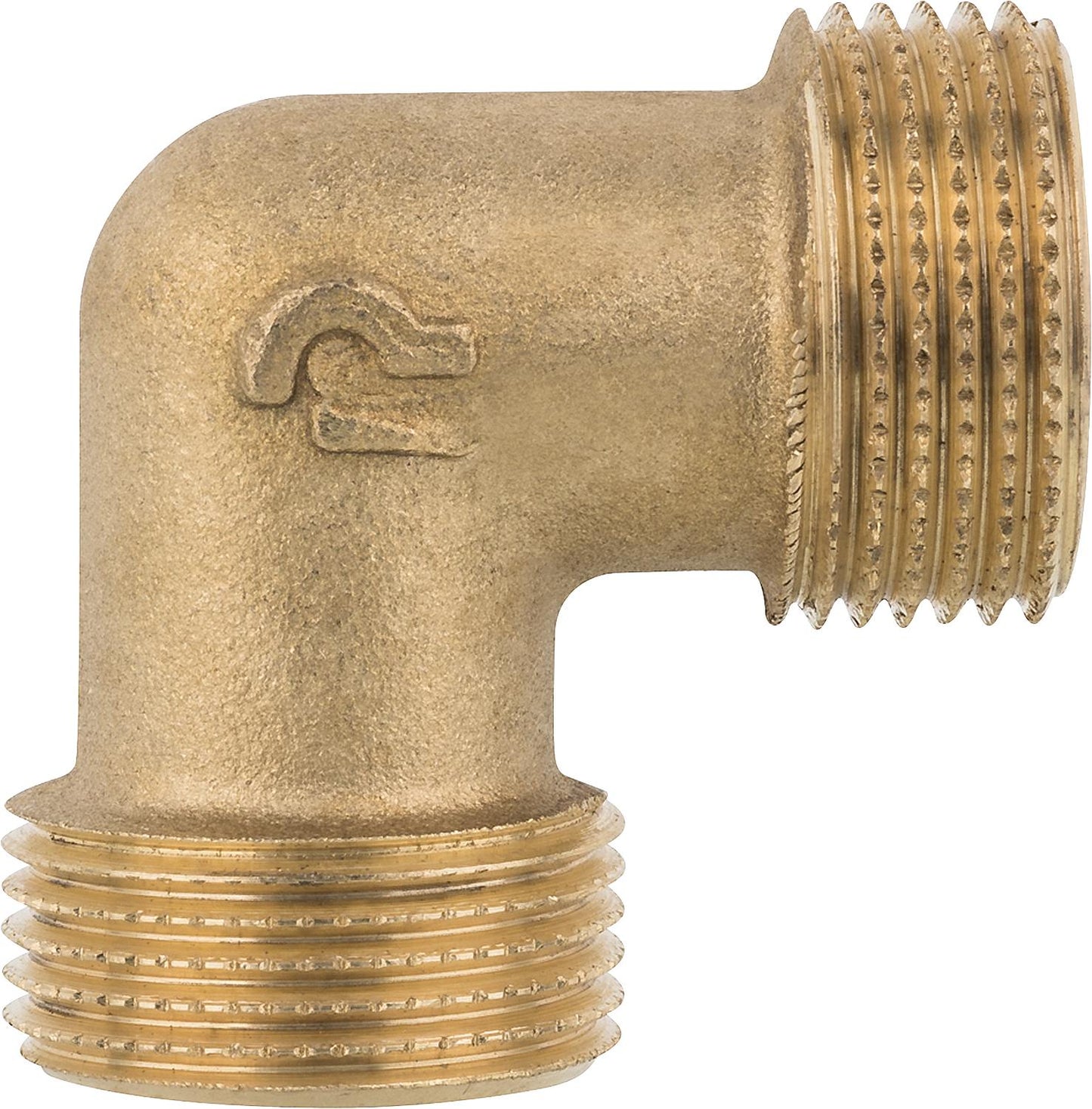 Brass elbow fitting 90° male/male 1/2x1/2" PN10