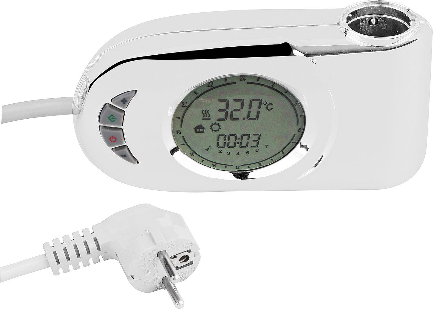 Musa Eco room temperature controller, 230V, max. 2000W, Class 1, white